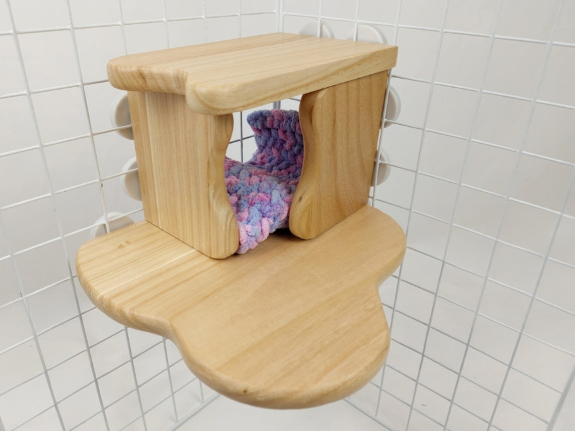 洗えるデグーハウス&ステージ,綺麗で長持ち,ケージによって自由に作れる【洗ピカ‐ルームメーカー】 (デグーステップ、デグーケージレイアウト,デグーハウス,チンチラステップ,チンチラステージ)
